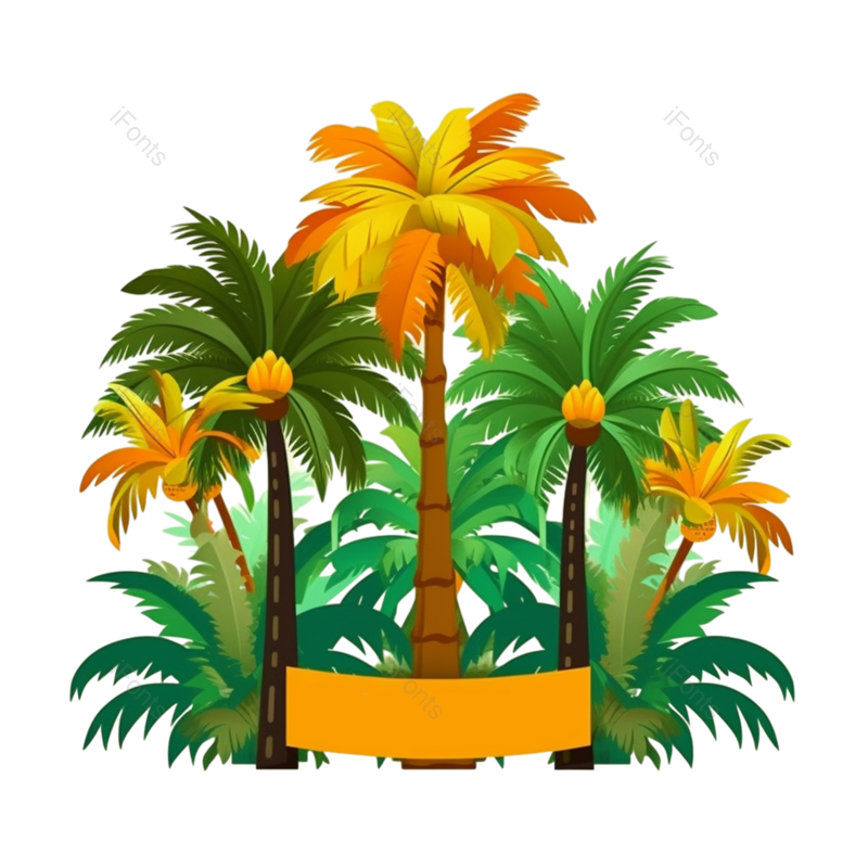 叶子图片,花纹元素,花环PNG,扇子免抠素材